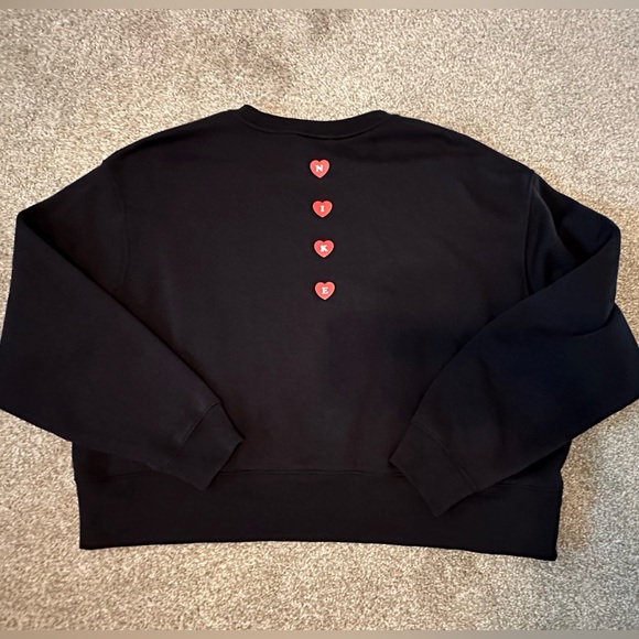 Plus Size Valentine’s Day Nike Cropped Crewneck - Picture 2 of 3